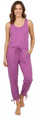 Nike Dri-FIT Yoga Jumpsuit Womens Medium M Fuchsia Pink Sleeveless One Piece EUC